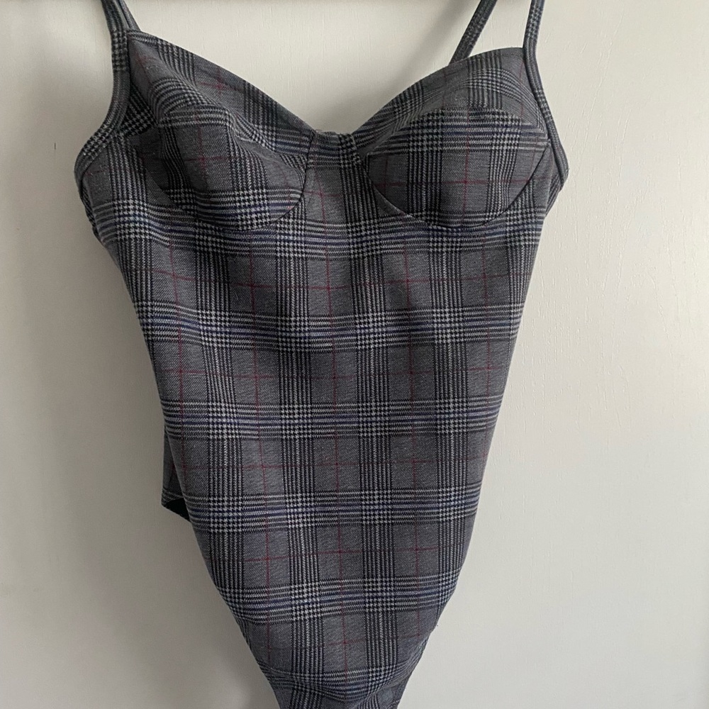 NUDE apparel body suit non adjustable straps